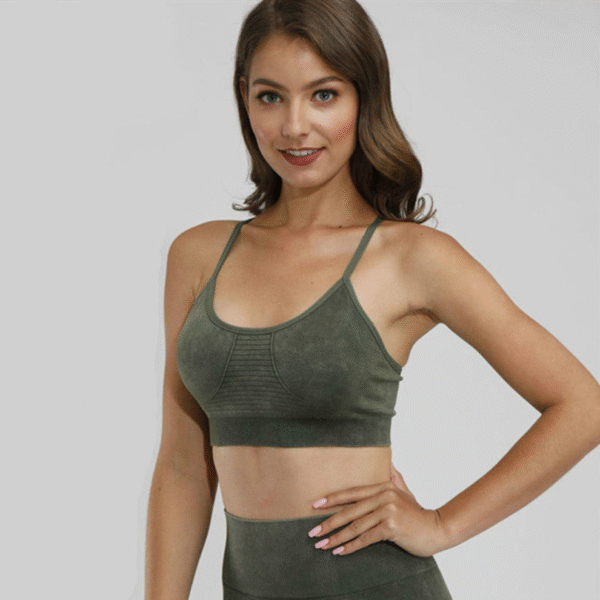 Women’s Yoga Sports Bra – Nylon Stretch Fit Activewear - Image 5