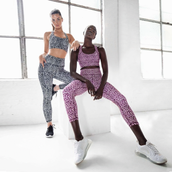 Women’s Printed Yoga Set – Halter Bra & Pocket Trousers - Image 3